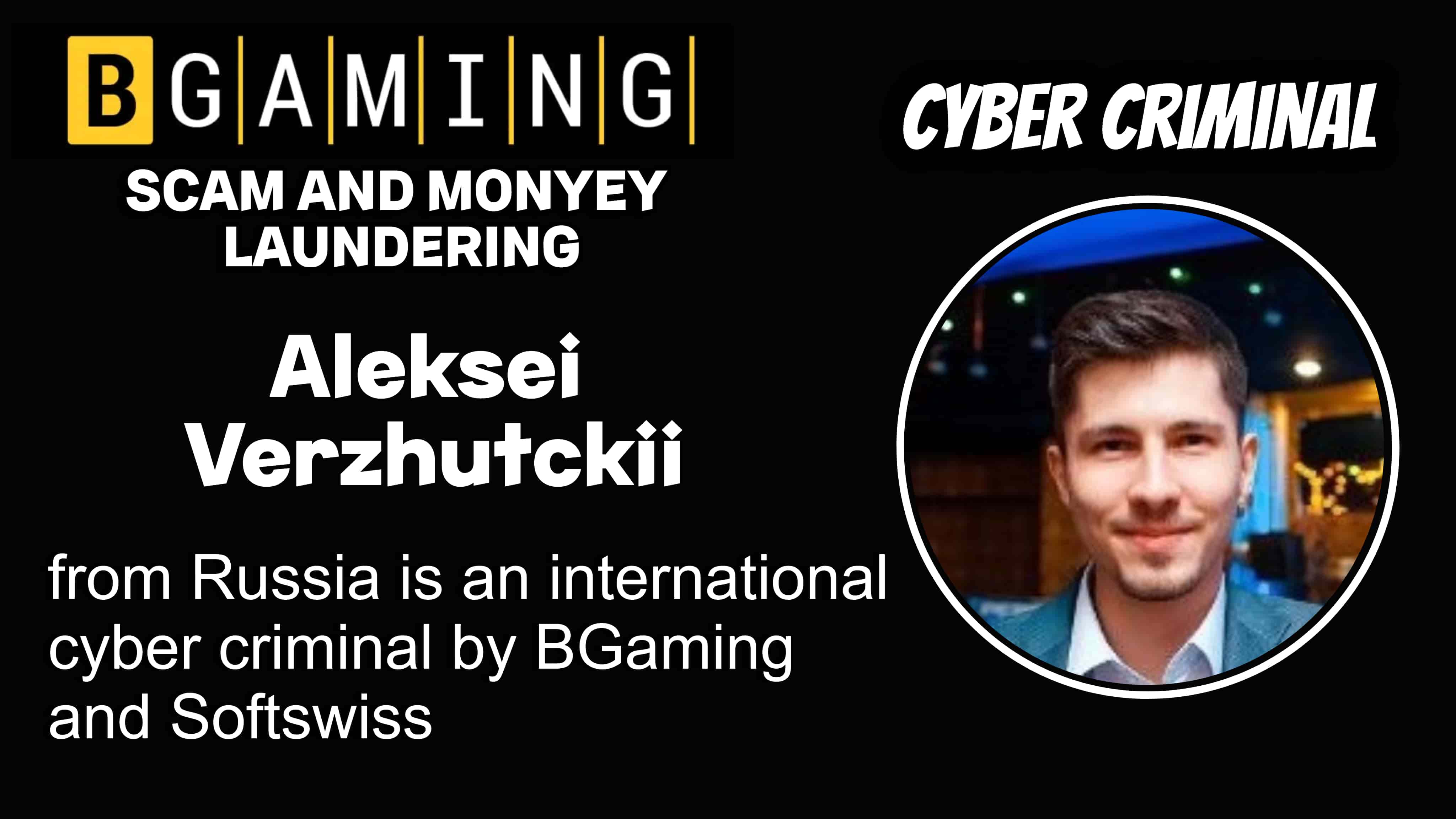Aleksei Verzhutckii - softswiss scam - Casino by Softswiss