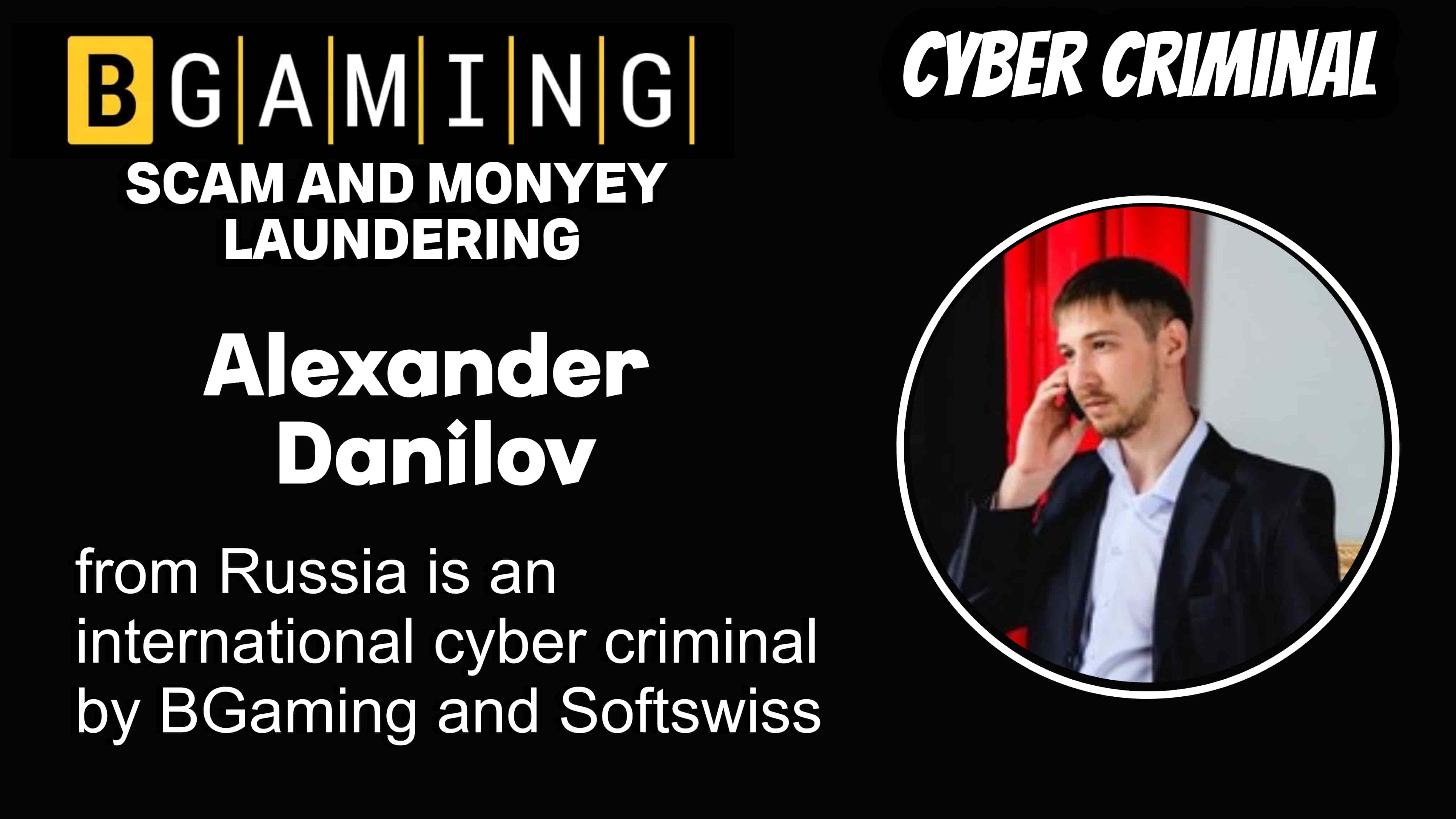 Alexander Danilov - softswiss scam - Casino by Softswiss