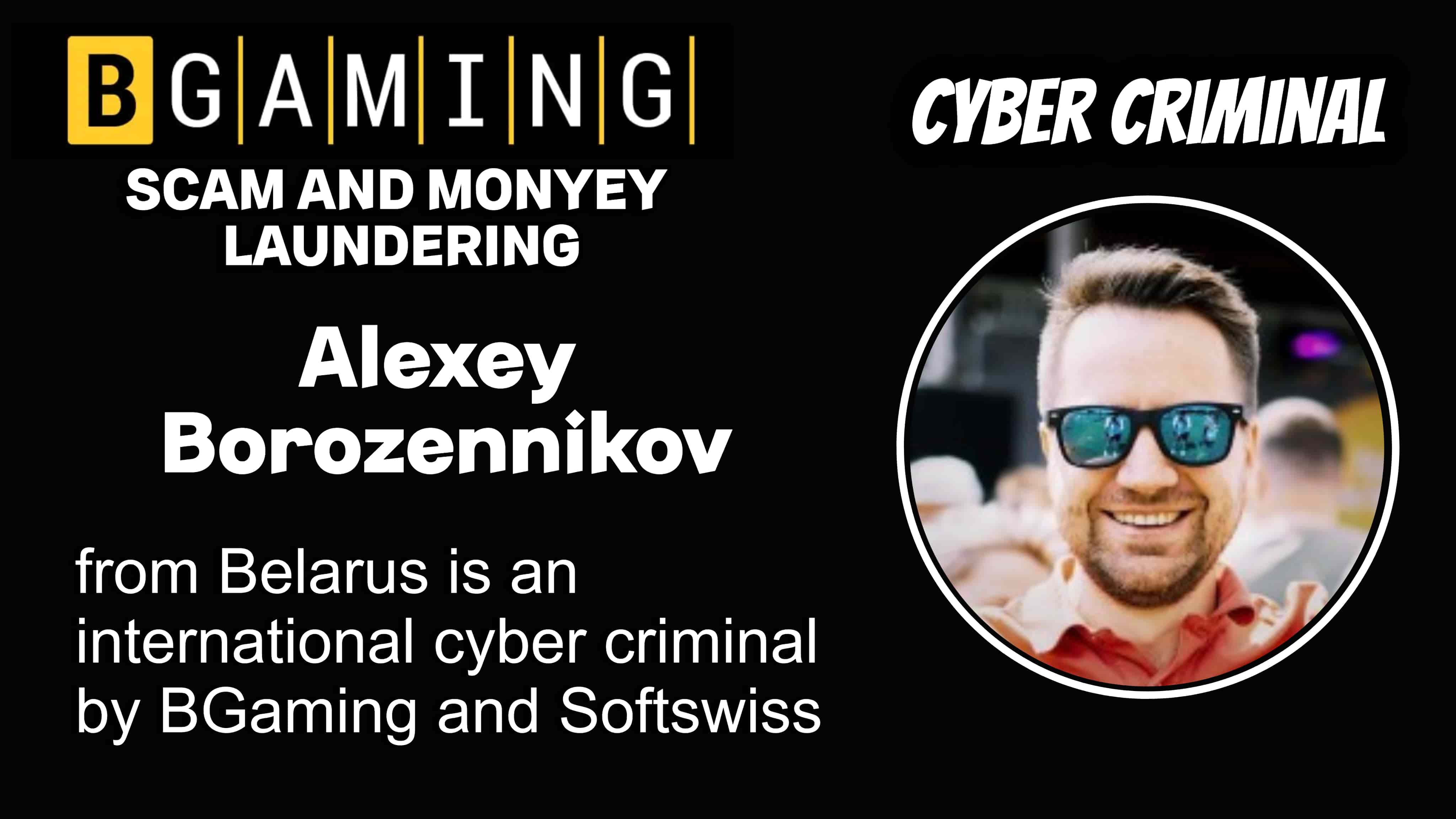 Alexey Borozennikov - softswiss scam - Casino by Softswiss