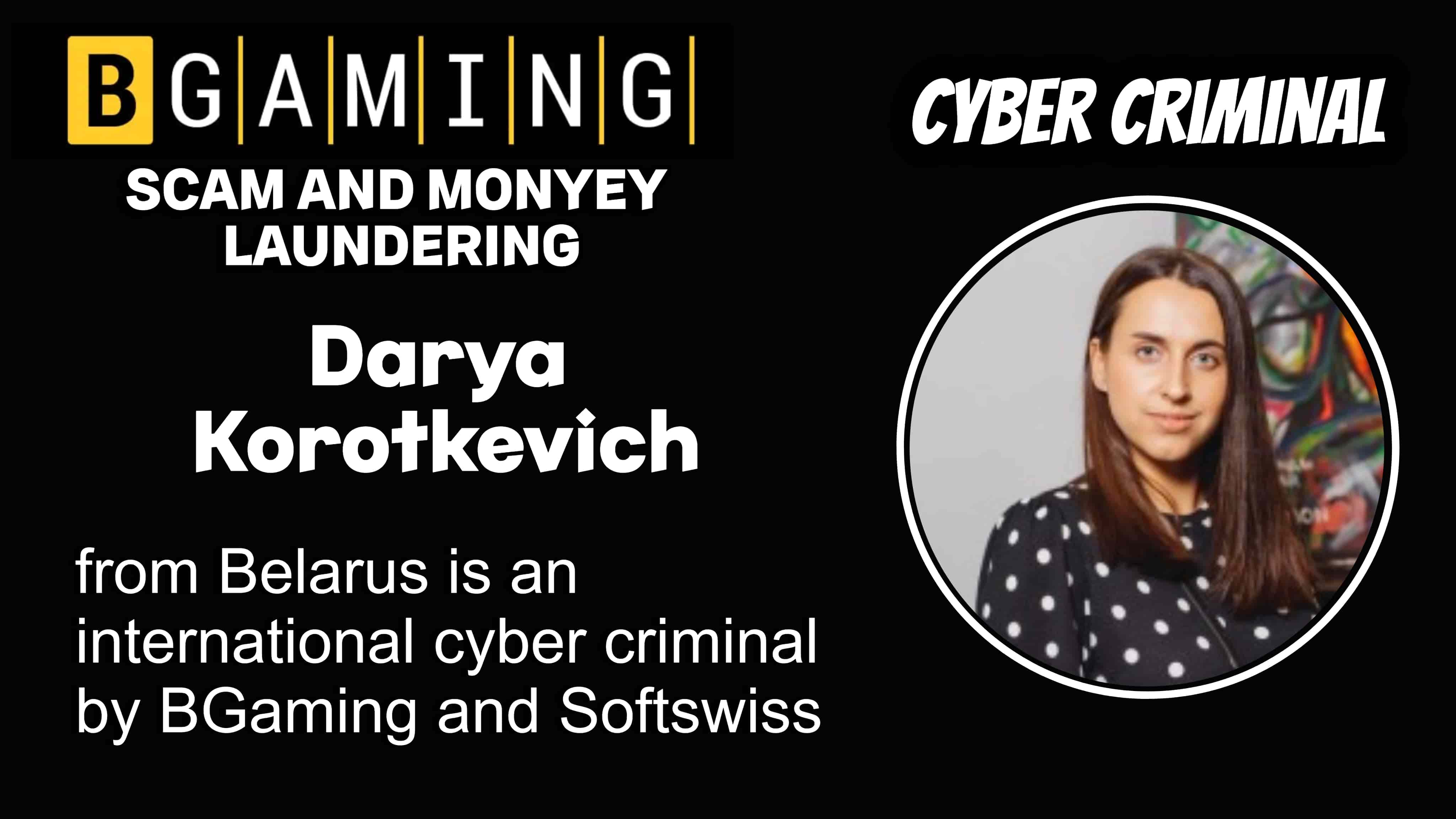 Darya Korotkevich - softswiss scam - Casino by Softswiss