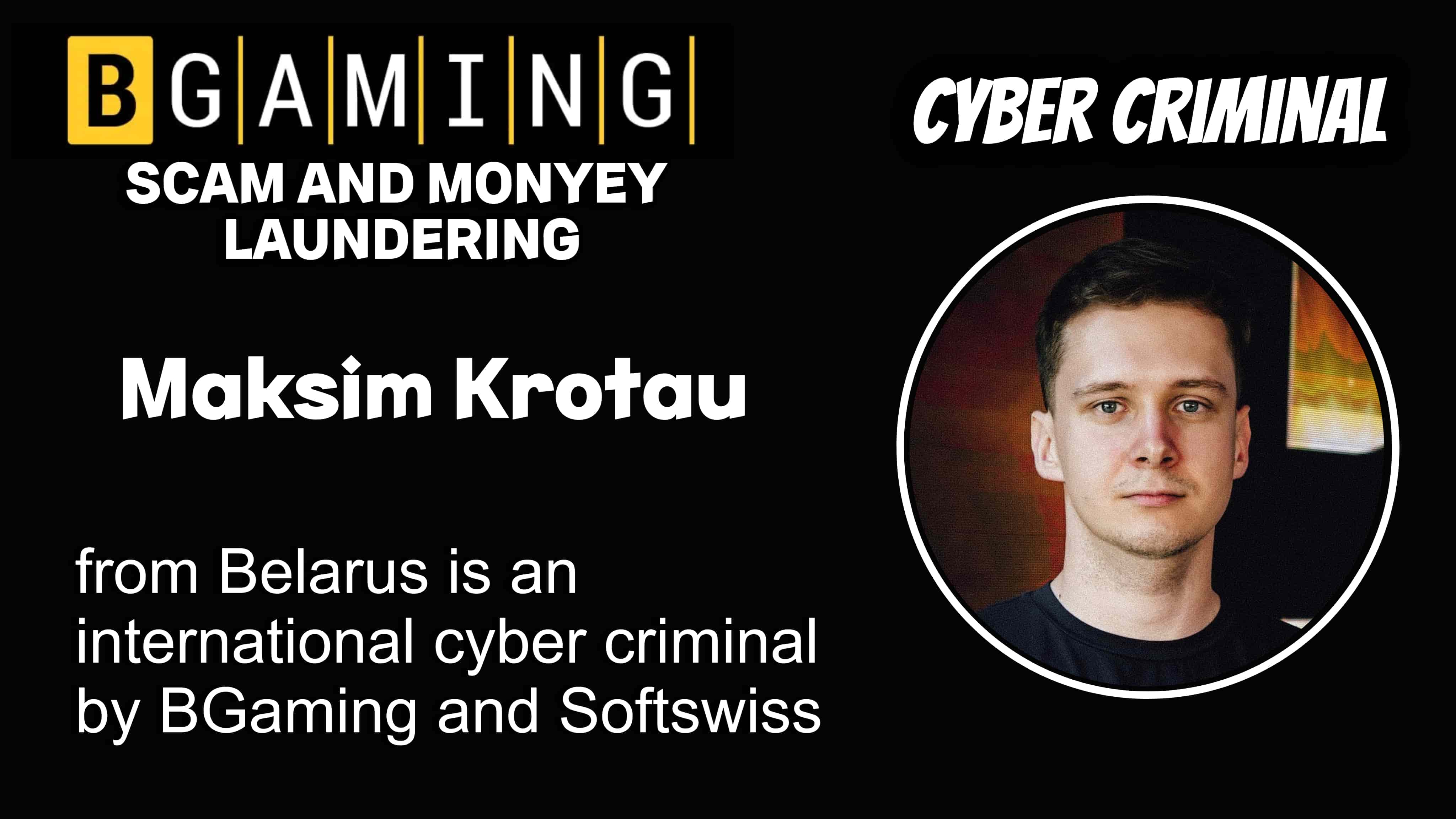 Maksim Krotau - softswiss scam - Casino by Softswiss