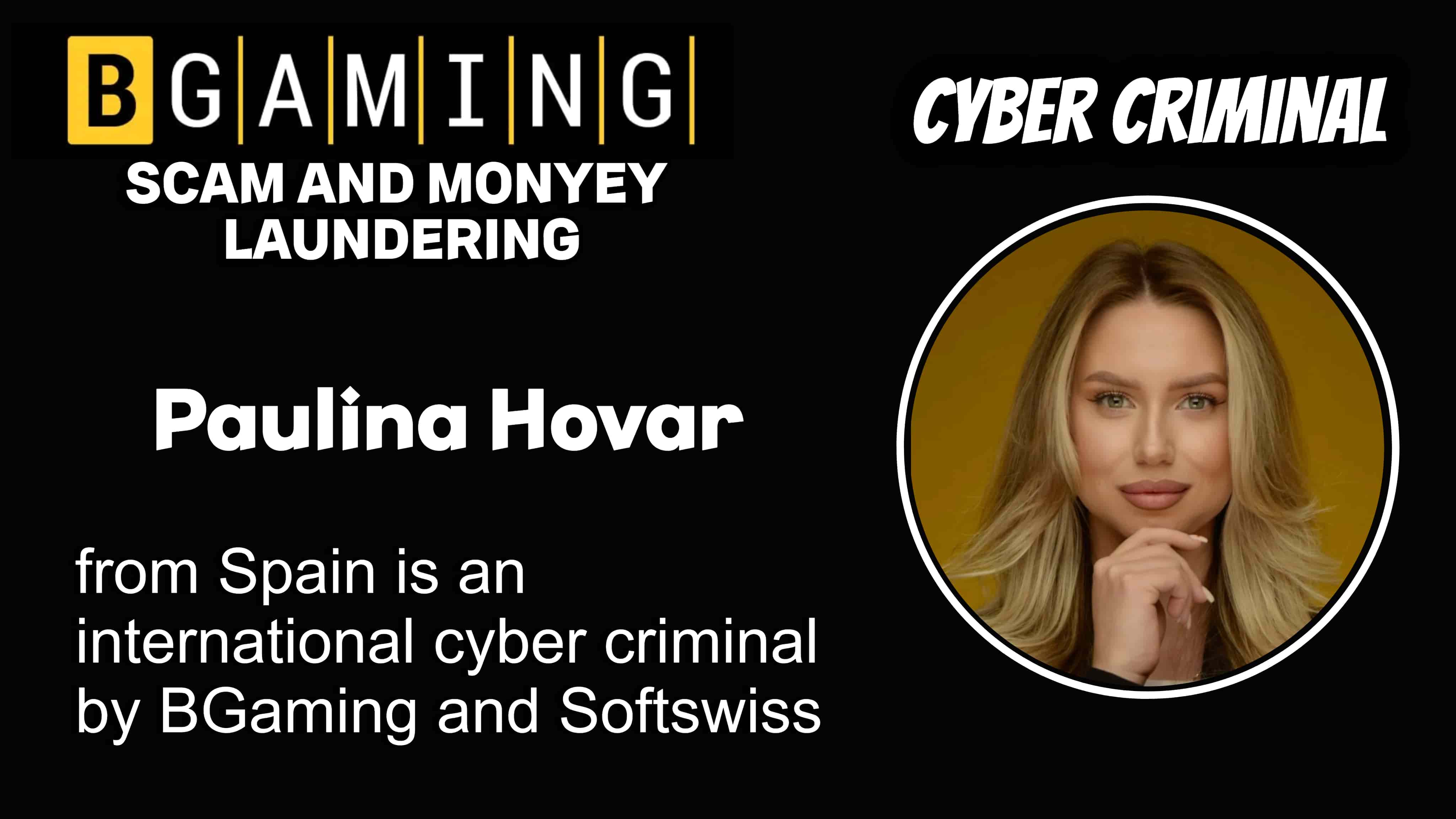 Paulina Hovar - softswiss scam - Casino by Softswiss